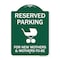 Signmission Reserved Parking for New Mothers & Mothers to Be, Green & White Alum Sign, 18" x 24", GW-1824-23090 A-DES-GW-1824-23090 - alternate 1